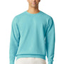 Comfort Colors Mens Garment Dyed Fleece Crewneck Sweatshirt - Chalky Mint Green - NEW