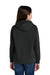 Comfort Colors 1467Y Youth Hooded Sweatshirt Hoodie Black Model Back