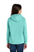Comfort Colors 1467Y Youth Hooded Sweatshirt Hoodie Chalky Mint Model Back