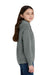 Comfort Colors 1467Y Youth Hooded Sweatshirt Hoodie Grey Model Side
