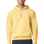 Comfort Colors Mens Garment Dyed Fleece Hooded Sweatshirt Hoodie - Butter Yellow - NEW