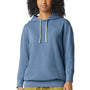Comfort Colors Mens Garment Dyed Fleece Hooded Sweatshirt Hoodie - Blue Jean - NEW