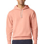 Comfort Colors Mens Garment Dyed Fleece Hooded Sweatshirt Hoodie - Peachy - NEW