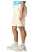 Comfort Colors 1468 Mens Garment Dyed Fleece Shorts w/ Pockets Ivory Model Side