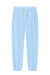 Comfort Colors 1469 Mens Garment Dyed Fleece Sweatpants w/ Pockets Hydrangea Blue Flat Front