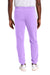 Comfort Colors 1469 Mens Garment Dyed Fleece Sweatpants w/ Pockets Neon Violet Purple Model Back