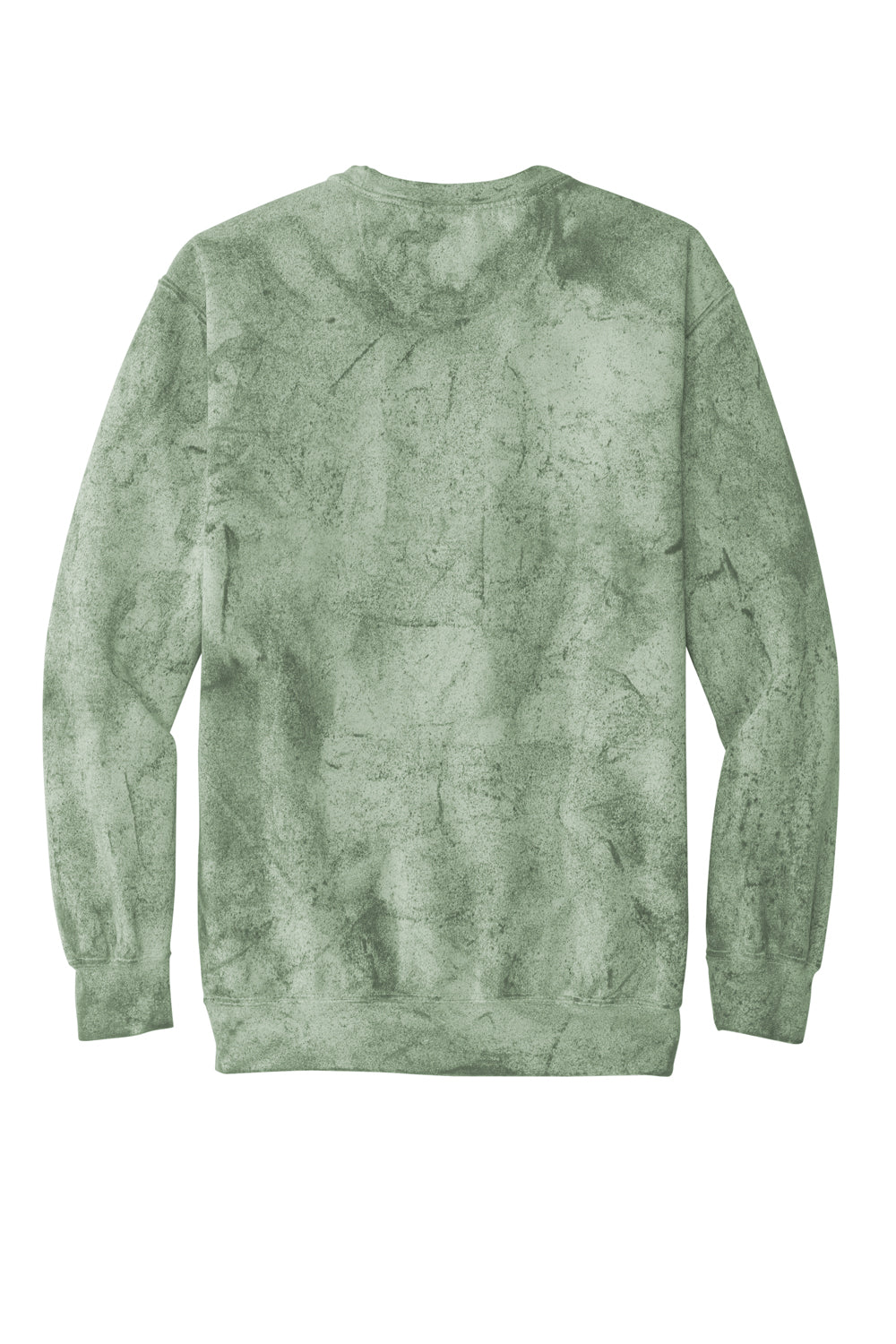 Comfort Colors 1545 Mens Color Blast Crewneck Sweatshirt Fern Green Flat Back