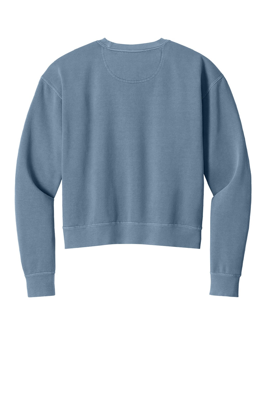 Comfort Colors 1566L Womens Crewneck Sweatshirt Blue Jean Flat Back