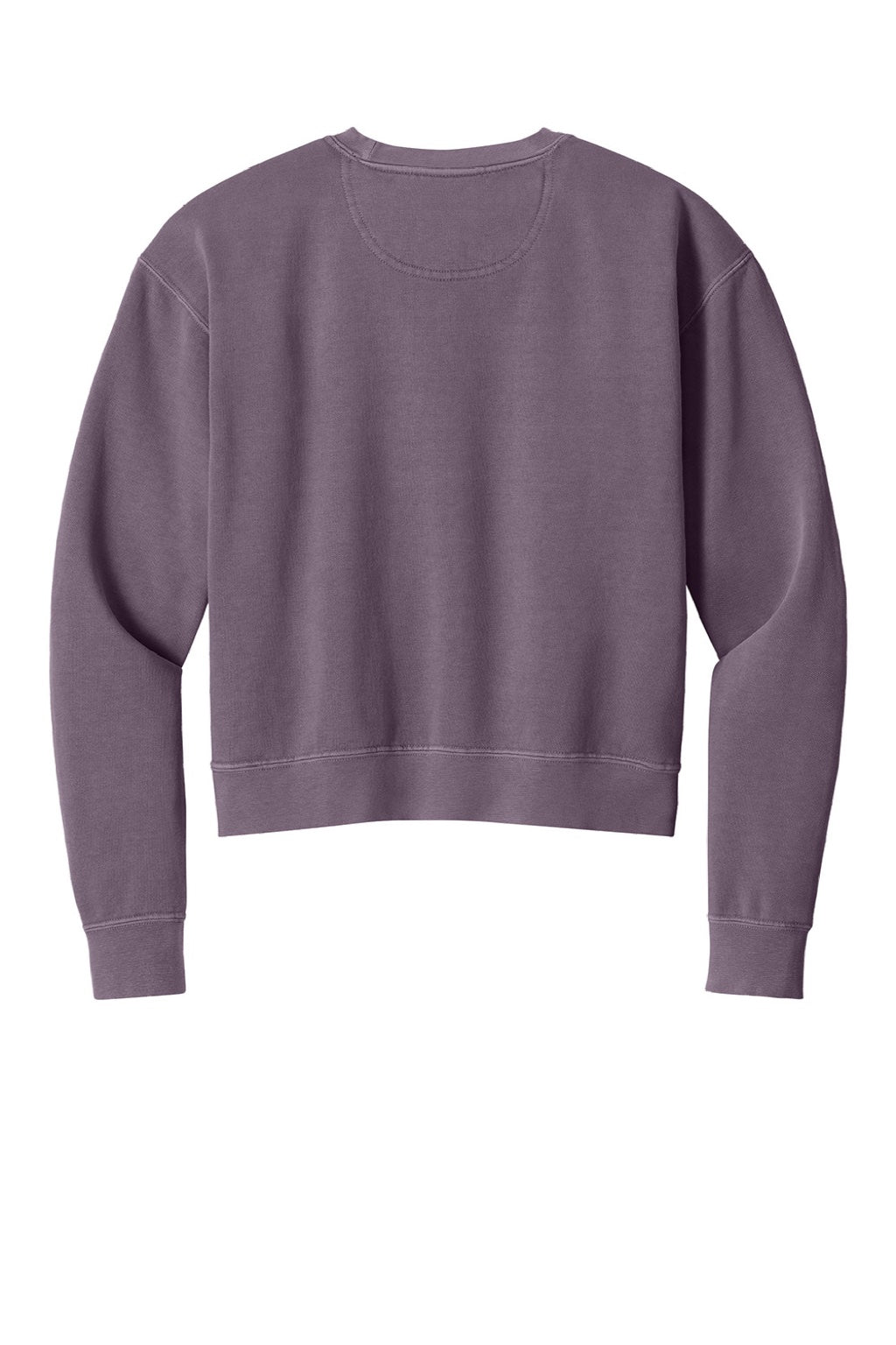 Comfort Colors 1566L Womens Crewneck Sweatshirt Dusk Purple Flat Back