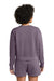 Comfort Colors 1566L Womens Crewneck Sweatshirt Dusk Purple Model Back