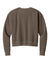Comfort Colors 1566L Womens Crewneck Sweatshirt Espresso Brown Flat Back