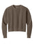 Comfort Colors 1566L Womens Crewneck Sweatshirt Espresso Brown Flat Front