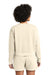 Comfort Colors 1566L Womens Crewneck Sweatshirt Ivory Model Back