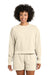 Comfort Colors 1566L Womens Crewneck Sweatshirt Ivory Model Front