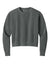 Comfort Colors 1566L Womens Crewneck Sweatshirt Pepper Grey Flat Front