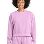 Comfort Colors Womens Crewneck Sweatshirt - Rose Quartz Pink - NEW