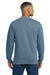 Comfort Colors 1566 Mens Crewneck Sweatshirt Blue Jean Model Back