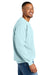Comfort Colors 1566 Mens Crewneck Sweatshirt Chambray Blue Model Side