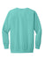 Comfort Colors 1566 Mens Crewneck Sweatshirt Chalky Mint Green Flat Back