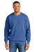 Comfort Colors 1566 Mens Crewneck Sweatshirt Flo Blue Model Front