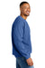 Comfort Colors 1566 Mens Crewneck Sweatshirt Flo Blue Model Side