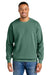 Comfort Colors 1566 Mens Crewneck Sweatshirt Light Green Model Front