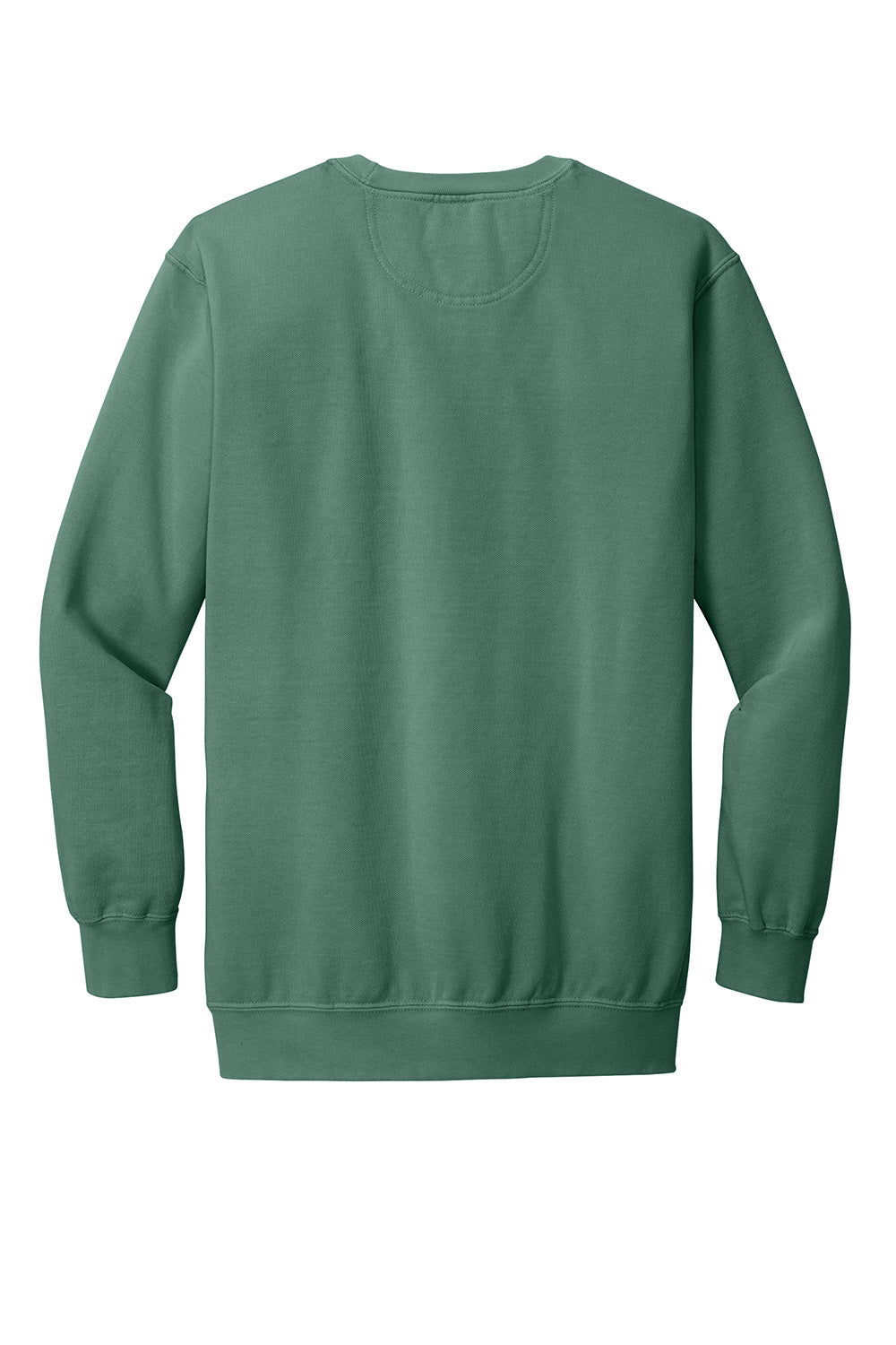 Comfort Colors 1566 Mens Crewneck Sweatshirt Light Green Flat Back