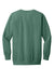Comfort Colors 1566 Mens Crewneck Sweatshirt Light Green Flat Back