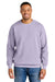 Comfort Colors 1566 Mens Crewneck Sweatshirt Orchid Purple Model Front