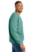 Comfort Colors 1566 Mens Crewneck Sweatshirt Seafoam Green Model Side