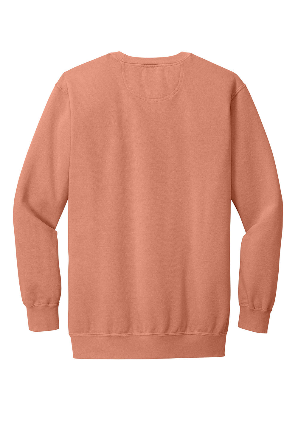 Comfort Colors 1566 Mens Crewneck Sweatshirt Terracotta Flat Back