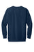 Comfort Colors 1566 Mens Crewneck Sweatshirt True Navy Blue Flat Back