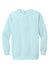Comfort Colors 1566 Mens Crewneck Sweatshirt Chambray Blue Flat Front