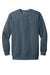 Comfort Colors 1566 Mens Crewneck Sweatshirt Denim Blue Flat Front