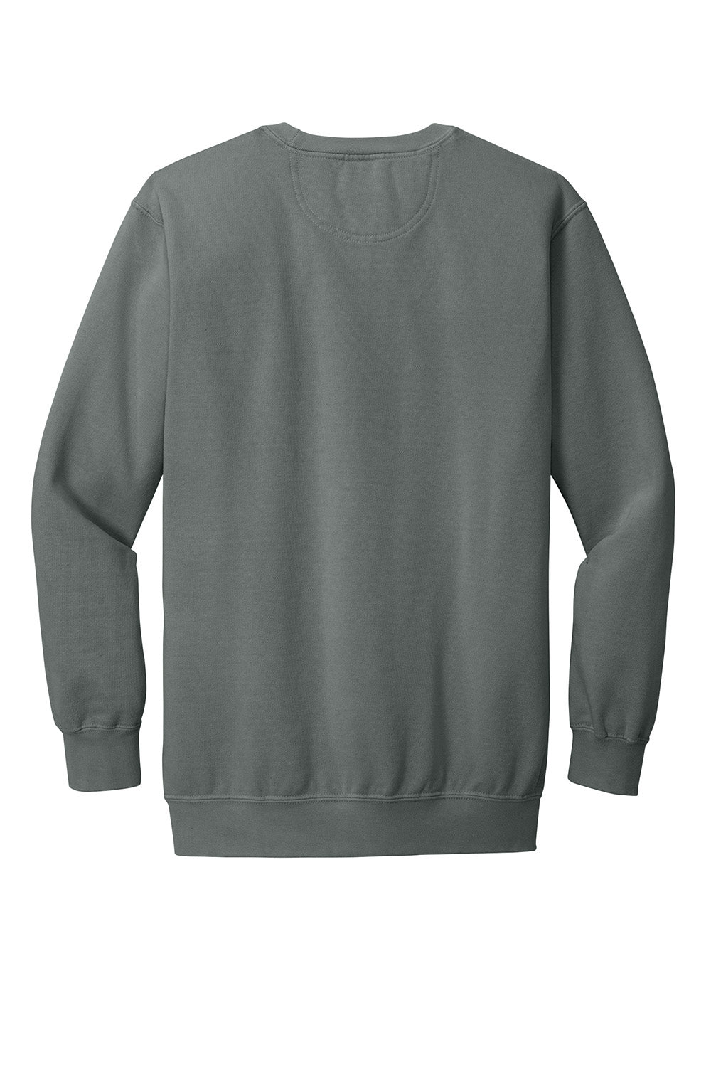 Comfort Colors 1566 Mens Crewneck Sweatshirt Grey Flat Back