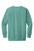Comfort Colors 1566 Mens Crewneck Sweatshirt Seafoam Green Flat Back