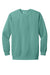 Comfort Colors 1566 Mens Crewneck Sweatshirt Seafoam Green Flat Front