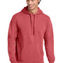 Comfort Colors Mens Hooded Sweatshirt Hoodie w/ Pouch Pocket - Crimson Red