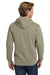 Comfort Colors 1567 Mens Hooded Sweatshirt Hoodie w/ Pouch Pocket Grey Model Back