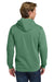 Comfort Colors 1567 Mens Hooded Sweatshirt Hoodie w/ Pouch Pocket Light Green Model Back