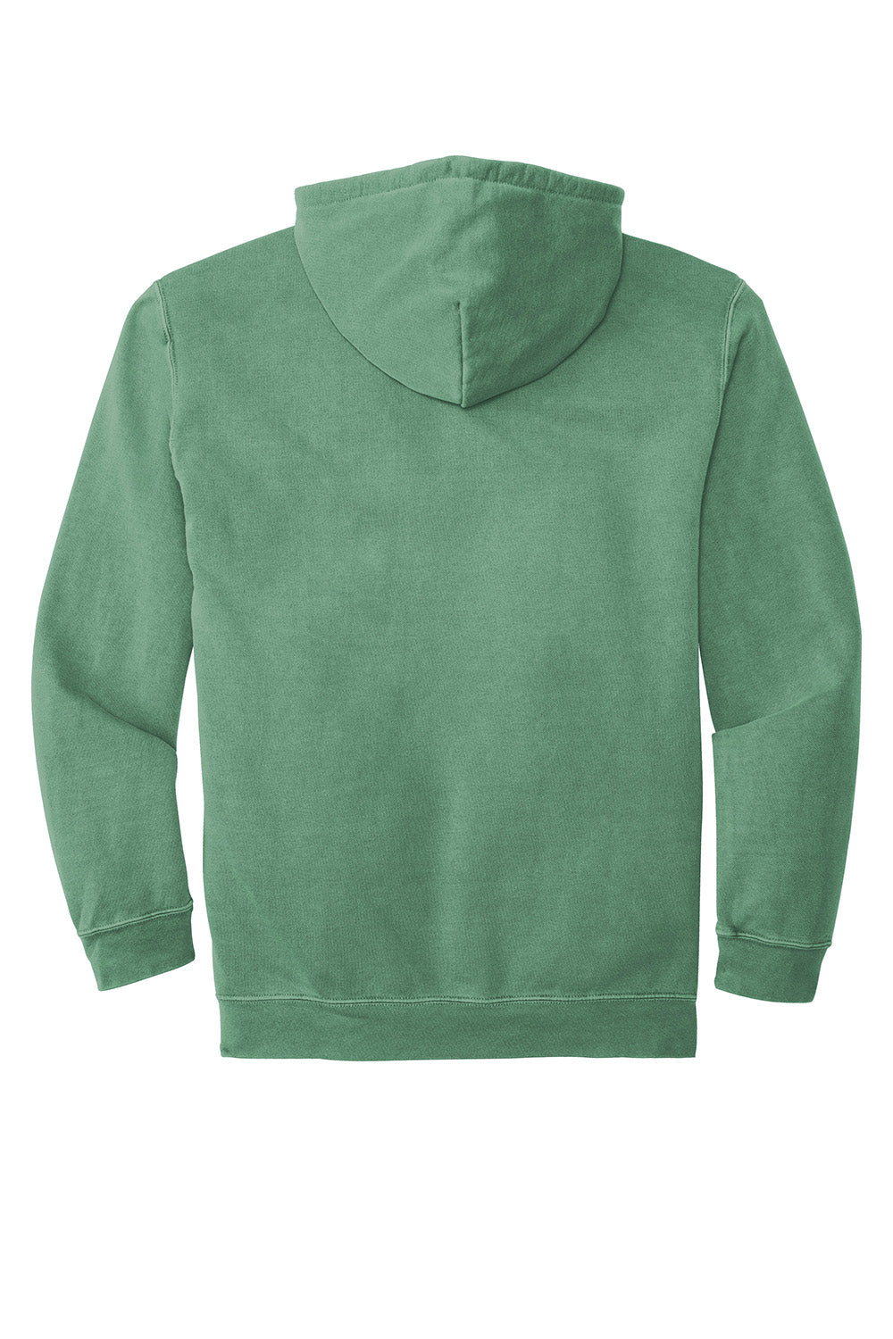 Comfort Colors 1567 Mens Hooded Sweatshirt Hoodie w/ Pouch Pocket Light Green Flat Back