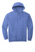 Comfort Colors 1567 Mens Hooded Sweatshirt Hoodie w/ Pouch Pocket Flo Blue Flat Front