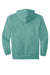Comfort Colors 1567 Mens Hooded Sweatshirt Hoodie w/ Pouch Pocket Seafoam Green Flat Back