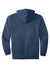 Comfort Colors 1567 Mens Hooded Sweatshirt Hoodie w/ Pouch Pocket True Navy Blue Flat Back