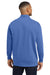 Comfort Colors 1580 Mens 1/4 Zip Sweatshirt Flo Blue Model Back