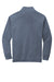 Comfort Colors 1580 Mens 1/4 Zip Sweatshirt Blue Jean Flat Back