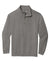 Comfort Colors 1580 Mens 1/4 Zip Sweatshirt Grey Flat Front