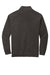 Comfort Colors 1580 Mens 1/4 Zip Sweatshirt Pepper Grey Flat Back