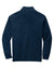 Comfort Colors 1580 Mens 1/4 Zip Sweatshirt True Navy Blue Flat Back