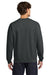 Gildan 18000 Mens Pill Resistant Fleece Crewneck Sweatshirt Fan Heather Charcoal Grey Model Back